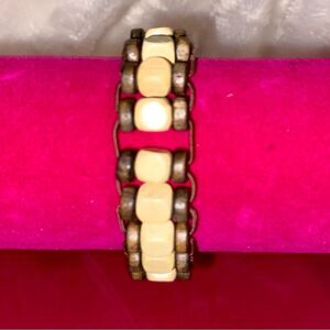 Wooden Bead Bracelet handmade in El Salvador